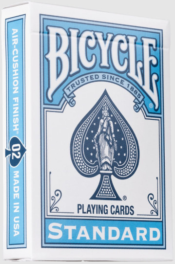 Карты Bicycle Standard (небесно-голубая рубашка)